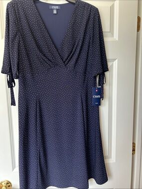 Chaps | Dresses | Chaps Cap Sleeve Knit Dress S
